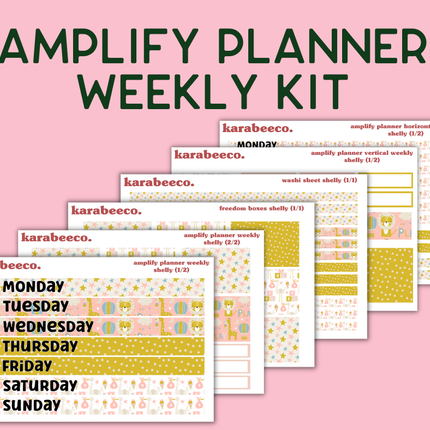 Amplify Planner Stickers | Weekly Kit | Shelly
