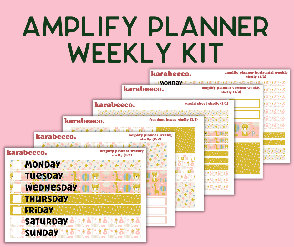 Amplify Planner Stickers | Weekly Kit | Shelly