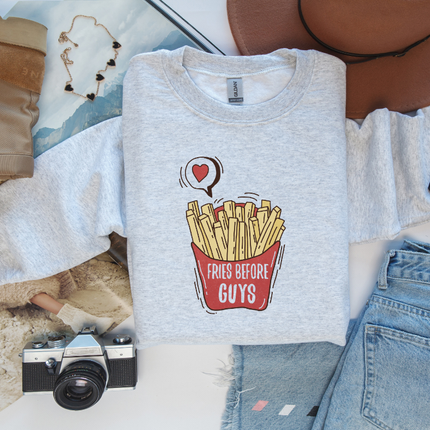 Gildan Crewneck | Fries Before Guys [018]