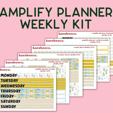 Amplify Planner Stickers | Weekly Kit | Shelby