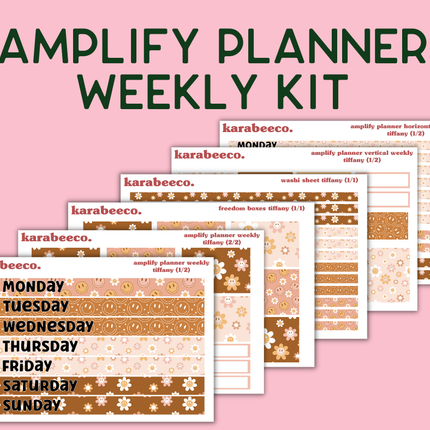 Amplify Planner Stickers | Weekly Kit | Tiffany