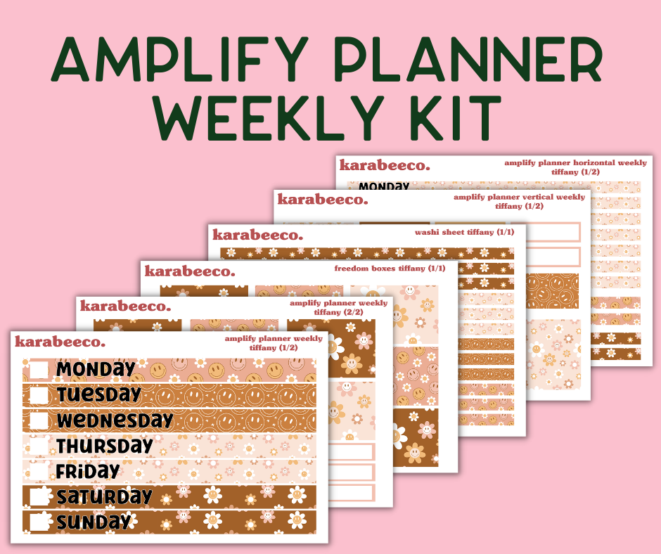 Amplify Planner Stickers | Weekly Kit | Tiffany