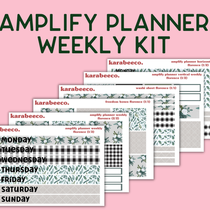 Amplify Planner Stickers | Weekly Kit | Florence