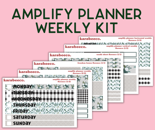 Amplify Planner Stickers | Weekly Kit | Florence