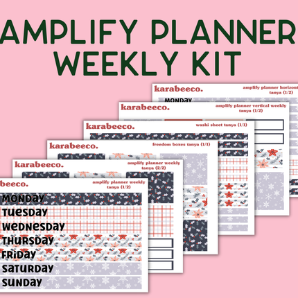 Amplify Planner Stickers | Weekly Kit | Tanya