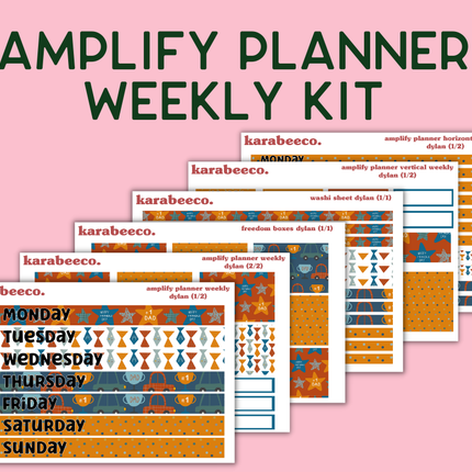 Amplify Planner Stickers | Weekly Kit | Dylan