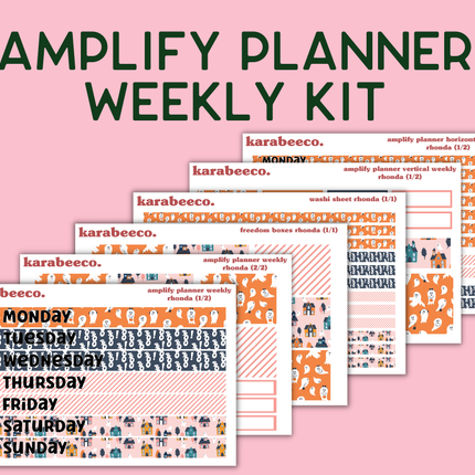 Amplify Planner Stickers | Weekly Kit | Rhonda
