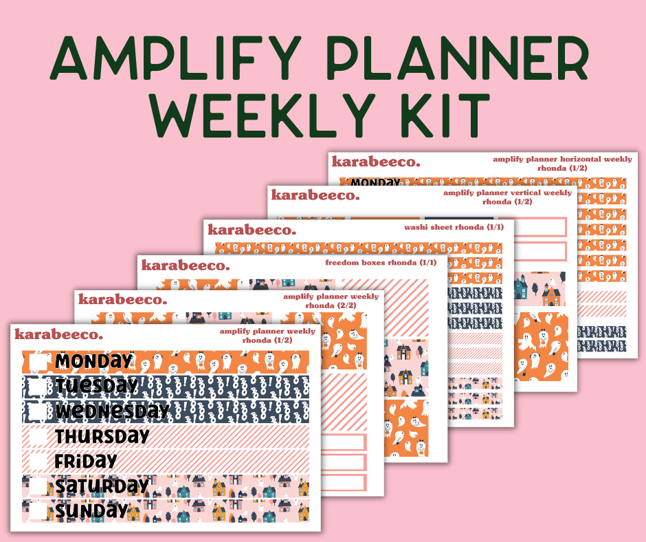 Amplify Planner Stickers | Weekly Kit | Rhonda