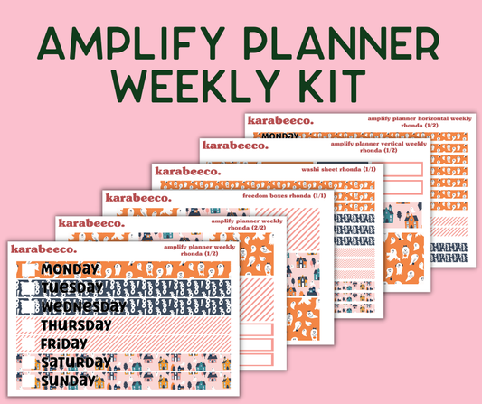 Amplify Planner Stickers | Weekly Kit | Rhonda