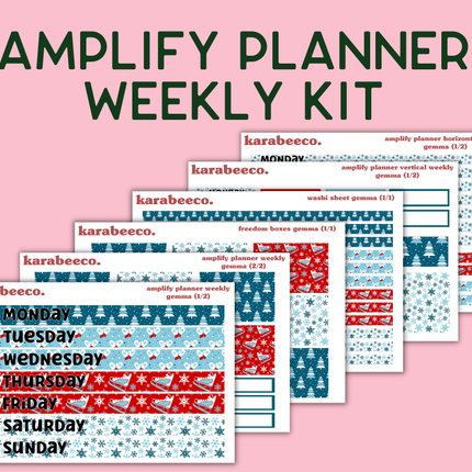 Amplify Planner Stickers | Weekly Kit | Gemma