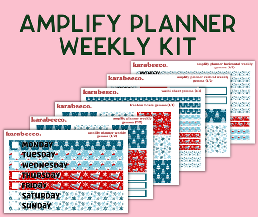 Amplify Planner Stickers | Weekly Kit | Gemma