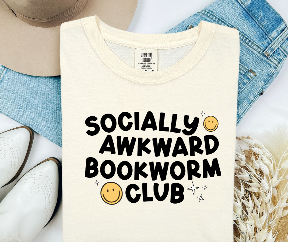 Comfort Colors Tee | Socially Awkward Book Club [630]