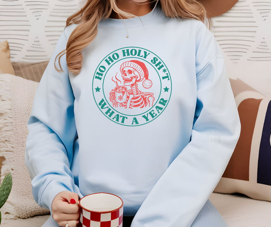 Gildan Crewneck | Ho Ho Holy Shit [658]