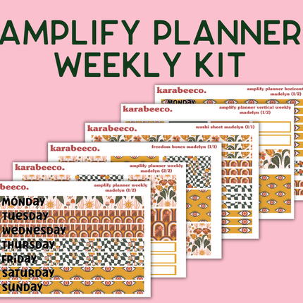 Amplify Planner Stickers | Weekly Kit | Madelyn