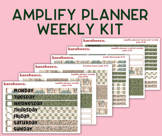 Amplify Planner Stickers | Weekly Kit | Jody