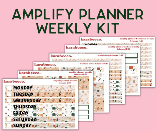 Amplify Planner Stickers | Weekly Kit | Brianna