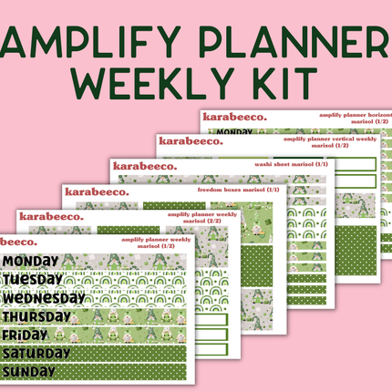 Amplify Planner Stickers | Weekly Kit | Marisol