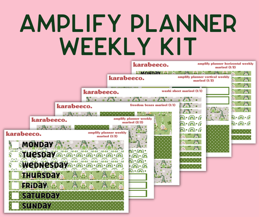 Amplify Planner Stickers | Weekly Kit | Marisol