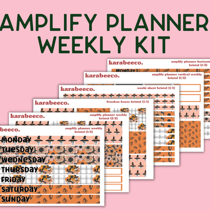 Amplify Planner Stickers | Weekly Kit | Bristol