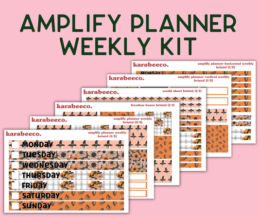 Amplify Planner Stickers | Weekly Kit | Bristol