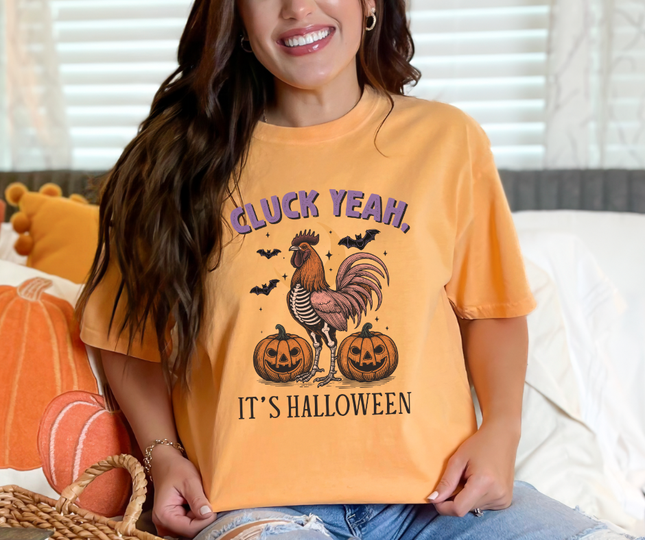 Comfort Colors Tee | Cluck Yeah Halloween [410]