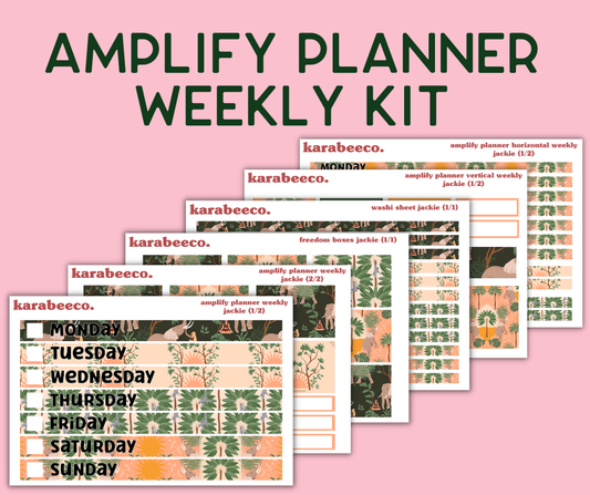 Amplify Planner Stickers | Weekly Kit | Jackie