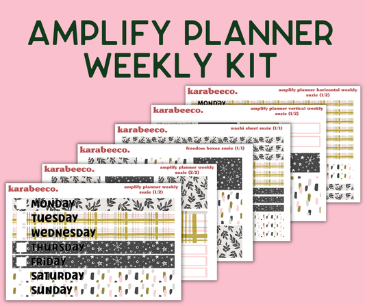 Amplify Planner Stickers | Weekly Kit | Suzie