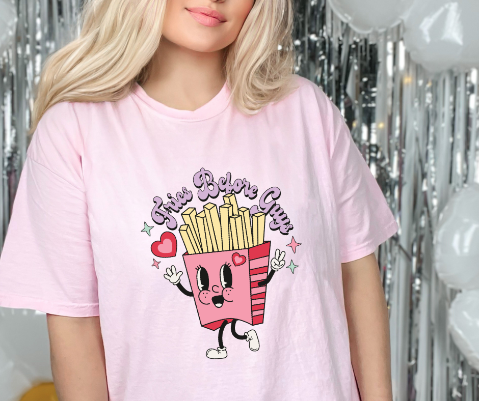 Comfort Colors Tee | Fries Before Guys [059]