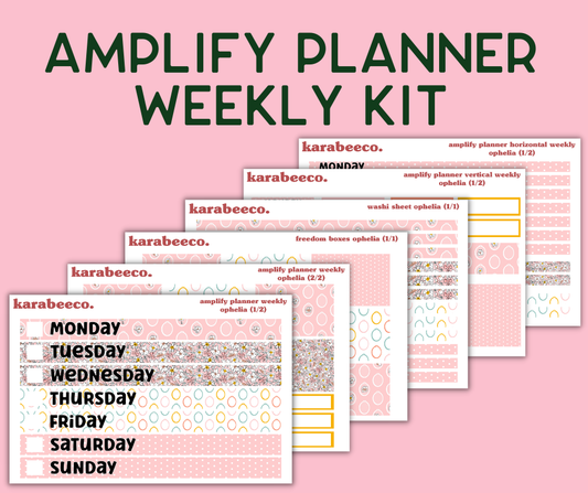 Amplify Planner Stickers | Weekly Kit | Ophelia