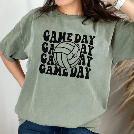 Comfort Colors Tee | Volleyball Game Day [623]