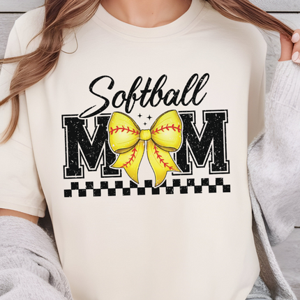 Comfort Colors Tee | Softball Mom [606]