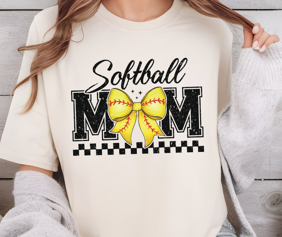 Comfort Colors Tee | Softball Mom [606]