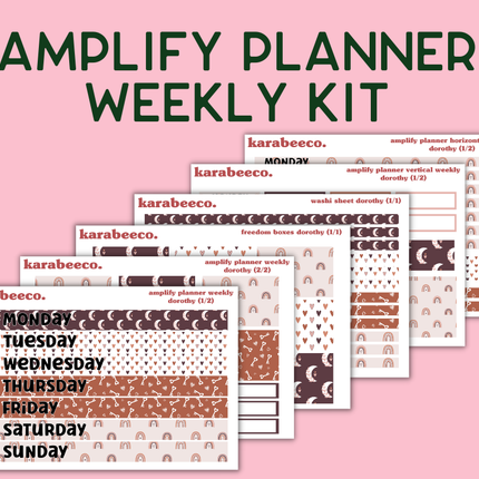 Amplify Planner Stickers | Weekly Kit | Dorothy