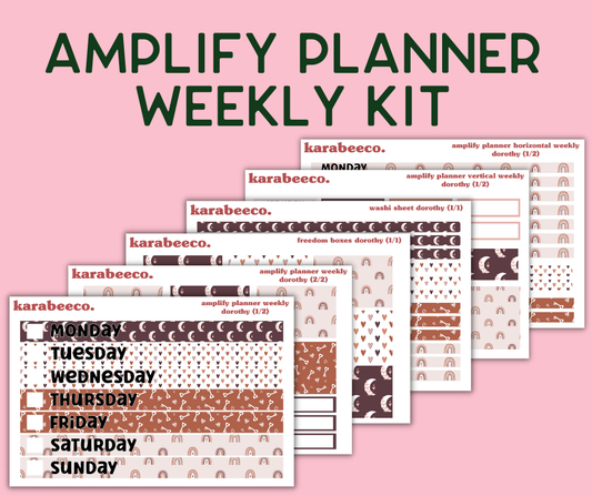 Amplify Planner Stickers | Weekly Kit | Dorothy