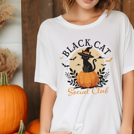 Comfort Colors Tee | Black Cat Social Club [385]