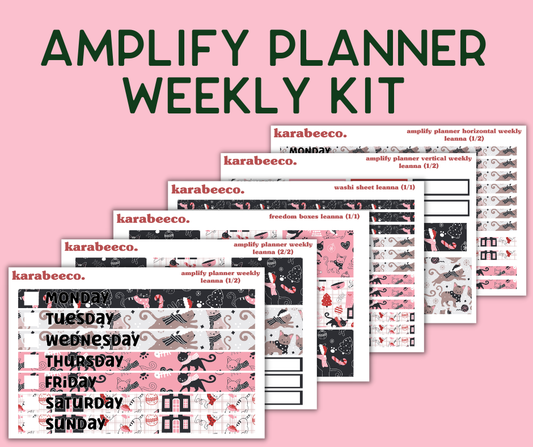 Amplify Planner Stickers | Weekly Kit | Leanna