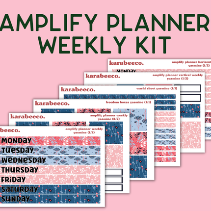 Amplify Planner Stickers | Weekly Kit | Yasmine