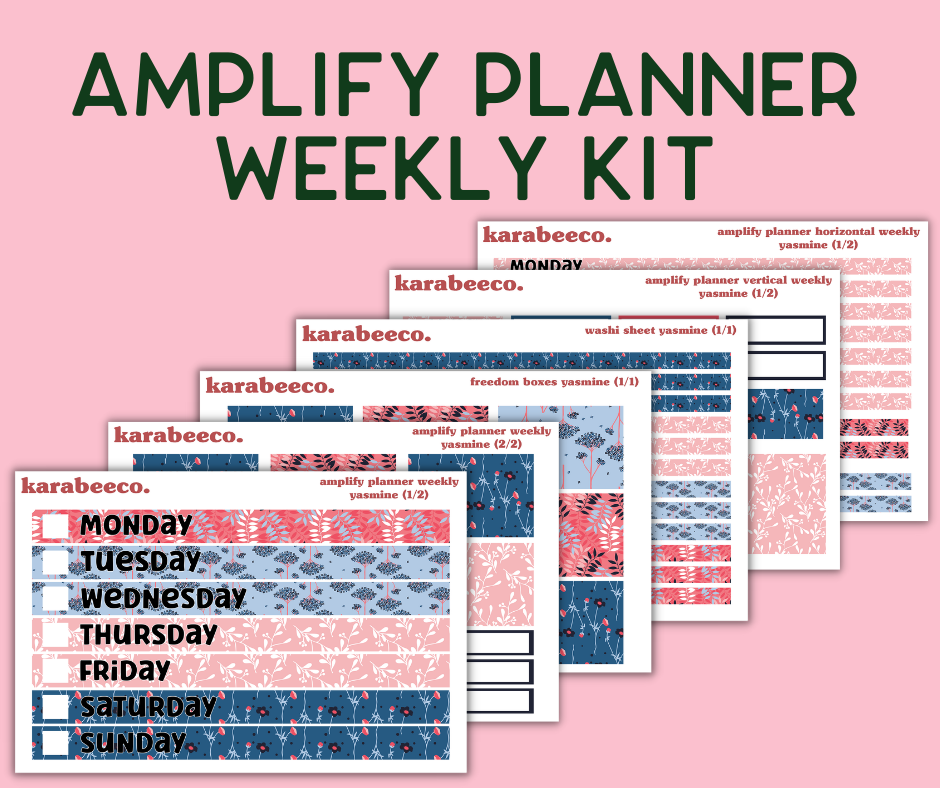 Amplify Planner Stickers | Weekly Kit | Yasmine