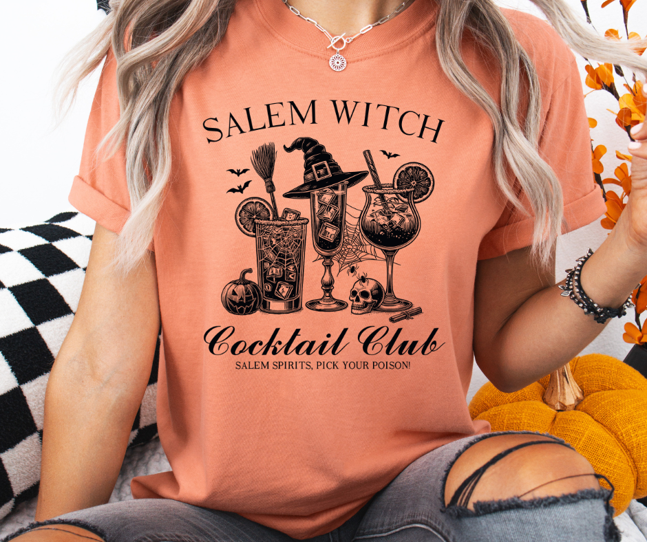 Comfort Colors Tee | Salem Witches Cocktail Club [404]