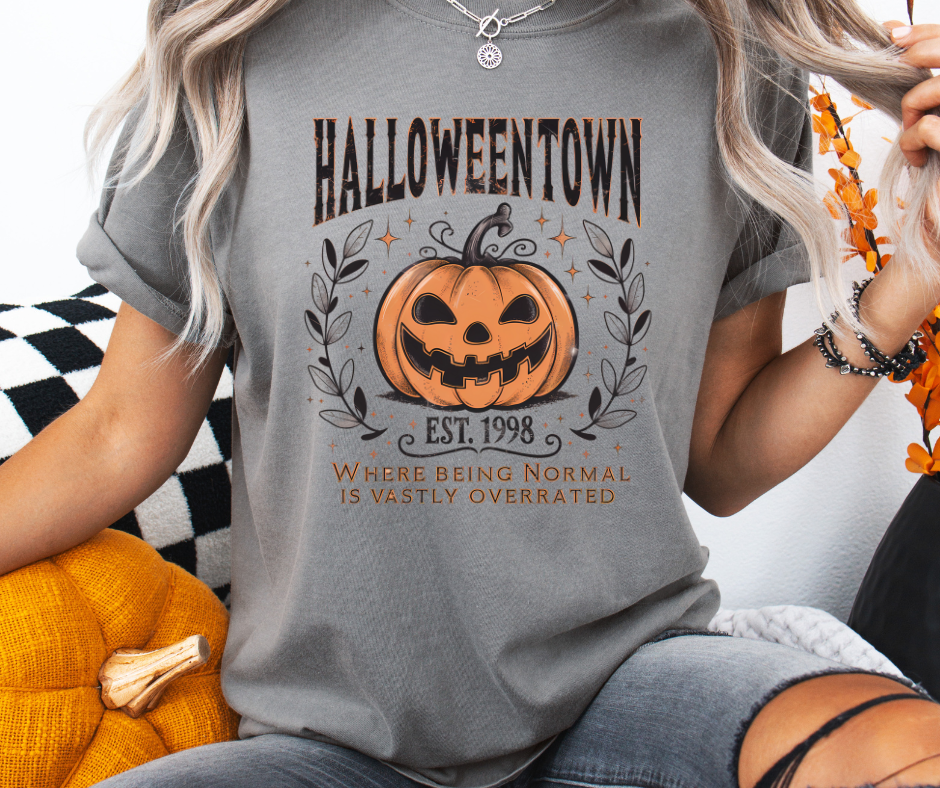 Comfort Colors Tee | Halloween Town Jack-O-Lantern [490]