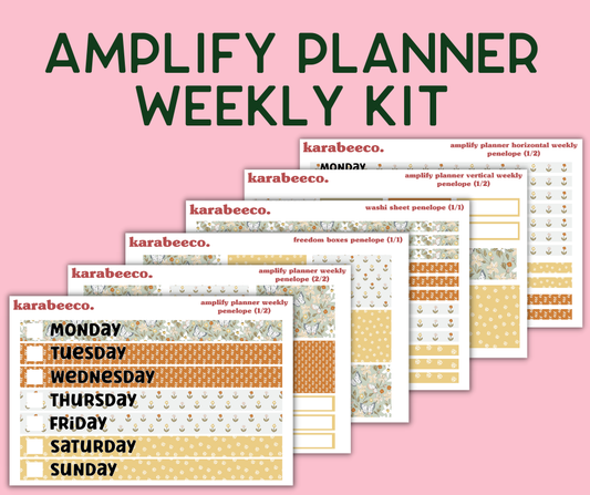 Amplify Planner Stickers | Weekly Kit | Penelope