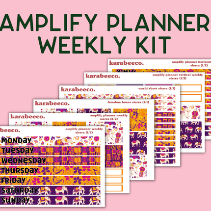 Amplify Planner Stickers | Weekly Kit | Sierra
