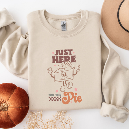 Gildan Crewneck | Just Here for the Pumpkin Pie [624]
