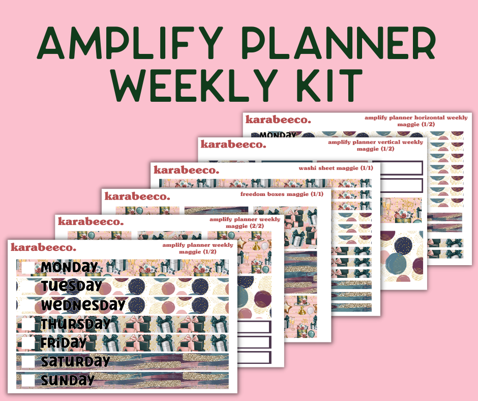 Amplify Planner Stickers | Weekly Kit | Maggie