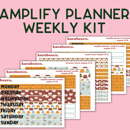 Amplify Planner Stickers | Weekly Kit | Angela