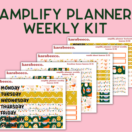 Amplify Planner Stickers | Weekly Kit | Lauren
