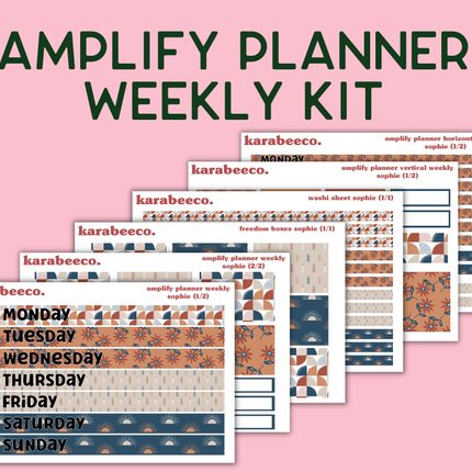 Amplify Planner Stickers | Weekly Kit | Sophie