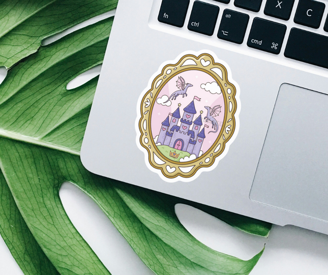 STICKER | Fantasy Books Frame | BOOKS00086