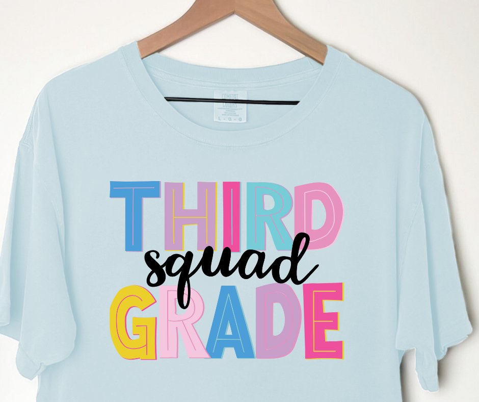 Comfort Colors Tee | Third Grade Squad [331]