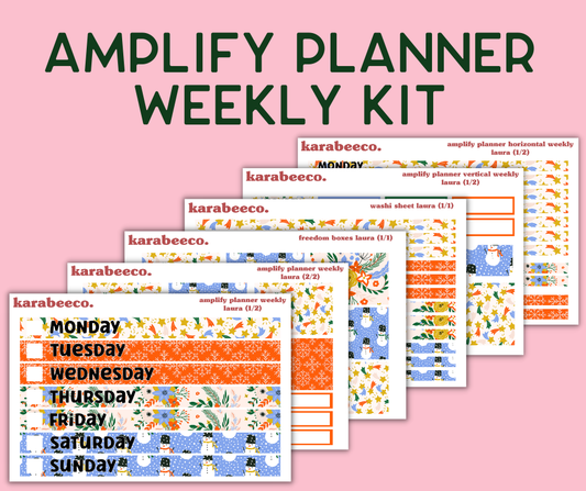 Amplify Planner Stickers | Weekly Kit | Laura